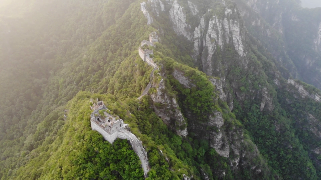 The great Wall of China from above