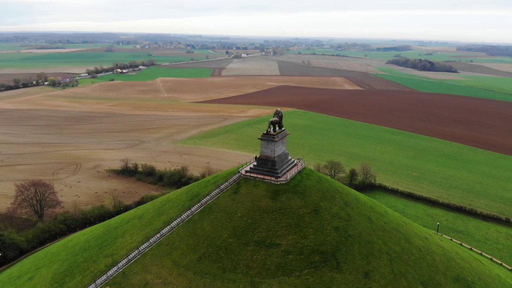 Waterloo monument landscape