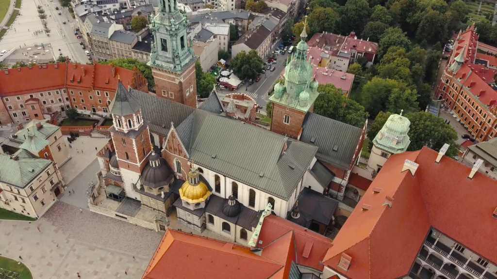 Wawel castle from above